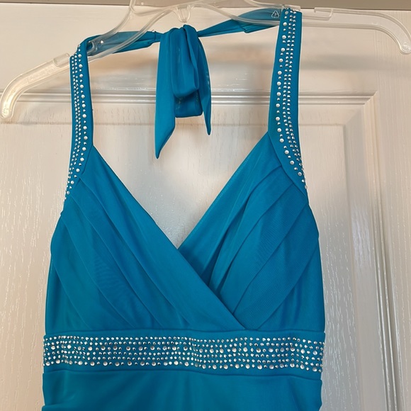 Trixxi Prom Dress - Teal - Picture 5 of 8